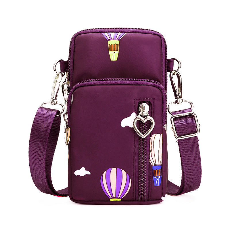 Bolso de teléfono móvil de nylon al por mayor mini bolsa